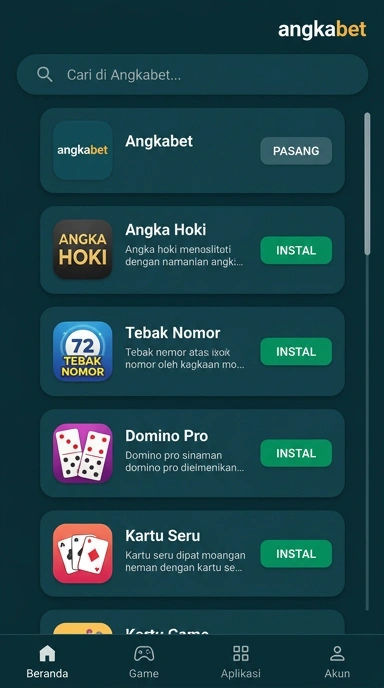 Temukan Aplikasi Populer & Kanal Uji di angkabet — Pusat Unduhan Terpercaya