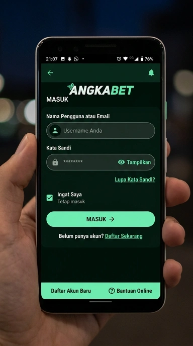 Panduan Masuk Akun Angkabet untuk Pengguna Android