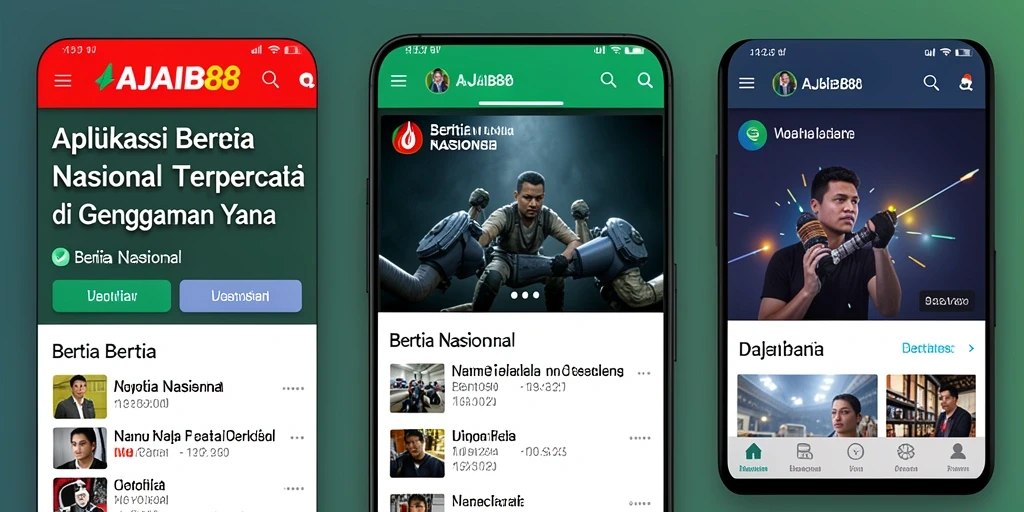 Tampilan antarmuka AJAIB88 yang menarik dan informatif.