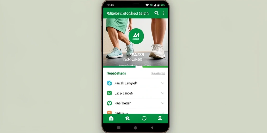 Tampilan antarmuka KAYA33 yang menarik dan fungsional untuk pelacakan langkah.