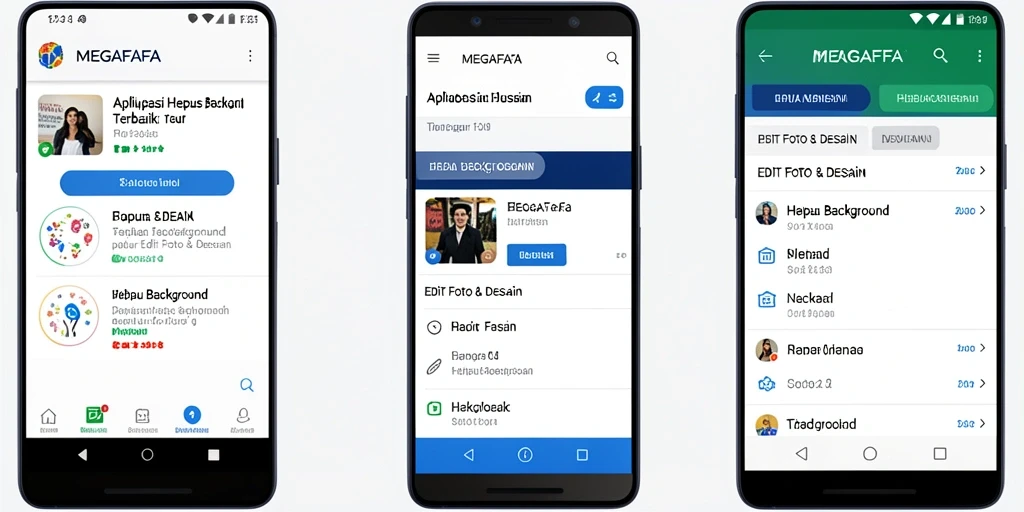 Antarmuka MEGAFAFA yang memudahkan penghapusan background.