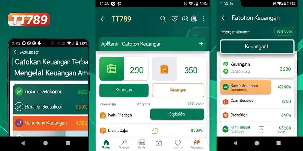 Antarmuka aplikasi Catatan Keuangan yang intuitif dan mudah digunakan.